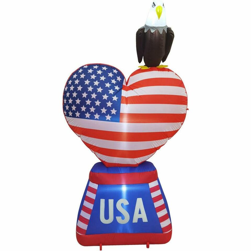 Americana Heart Outdoor Inflatable