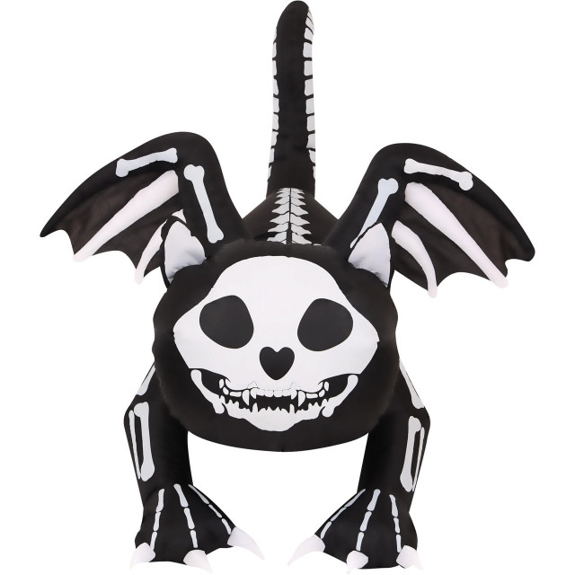 Skeleton Cat Inflatable Decoration Outdoor